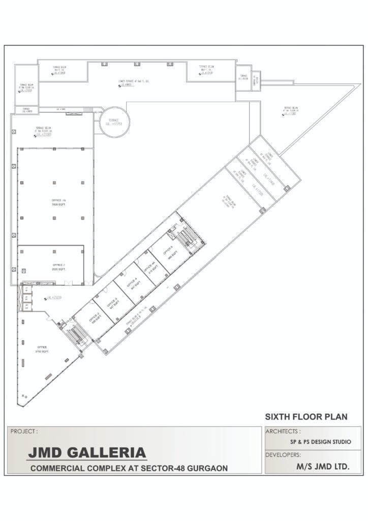 Jmd Galleria 6th Floor Plan