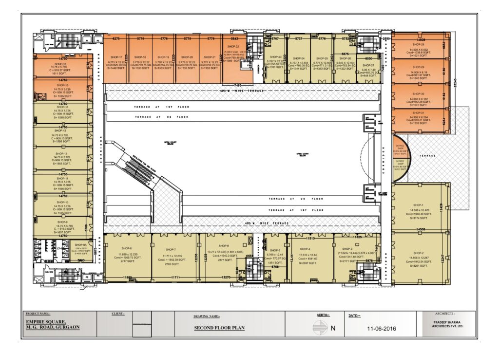 Empire Square 2nd Floor Plan