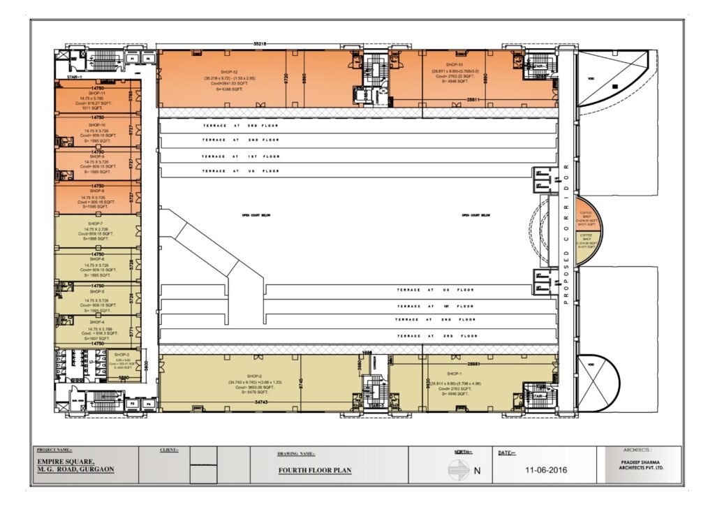Empire Square 4th Floor Plan