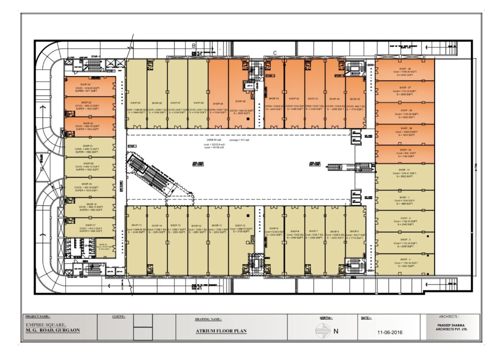 Empire Square Atrium Floor Plan